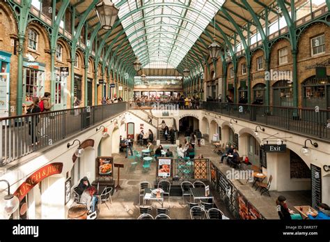 Covent Garden Market with shops and restaurants Stock Photo - Alamy