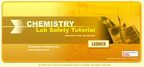 Chemistry Lab Safety Tutorial