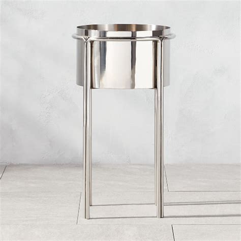 Modern Metal Planters | CB2