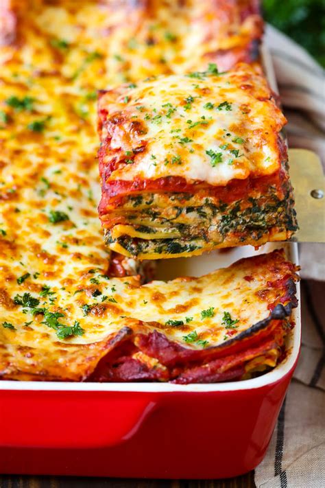 Spinach Lasagna Recipe | Vegetarian Lasagna #lasagna #spinach #cheese # ...