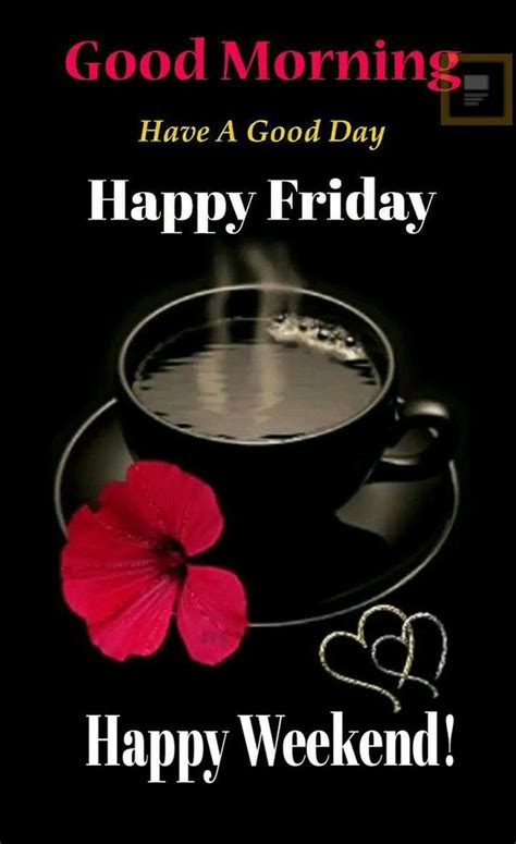 Friday Good Morning Coffee And Red Flowers Images - Good Morning Images, Quotes, Wishes ...