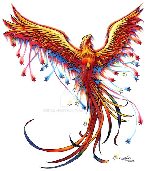 phoenix tattoo design by icarosteel on DeviantArt