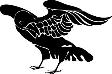 Crow Outline Clip Art Image - ClipSafari