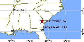 Statesboro, Georgia (GA) ~ population data, races, housing & economy