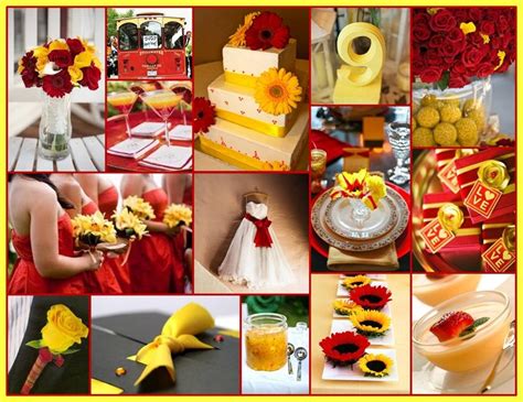 37 Best images about Red & Yellow Wedding Ideas on Pinterest | Yellow ...