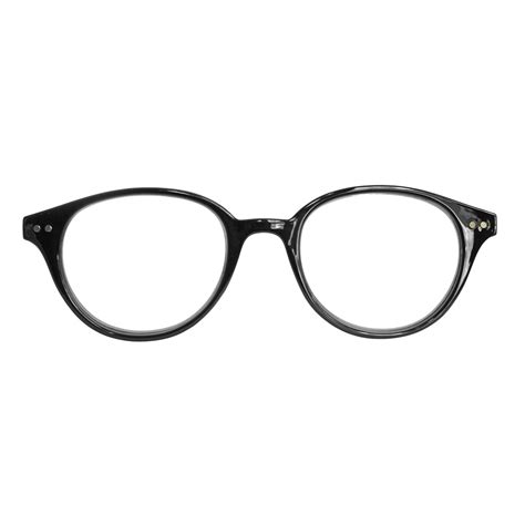 Black Reading Glasses (Round) – Vistavisionoptics