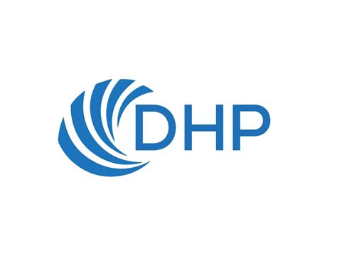 DHP letter logo design on white background. DHP creative circle letter logo concept. DHP letter ...