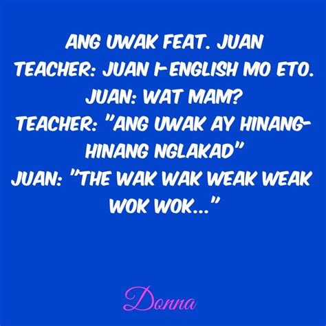 Uwak Pinoy Quotes, Tagalog Quotes Funny, Filipino Funny, Hugot, Ito, Funny Posts, Teachers ...