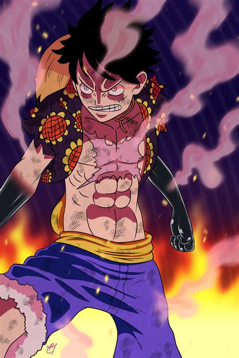 Fight Hard Luffy! by CMartworkXL on DeviantArt