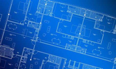 Architecture Floor plan background blueprint style abstract