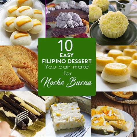 10 EASY FILIPINO DESSERT YOU CAN MAKE FOR NOCHE BUENA - The Skinny Pot