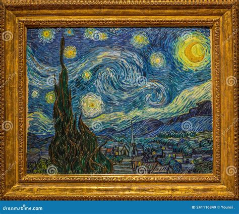 La Noche Estrellada De Vincent Van Gogh Imagen de archivo editorial ...