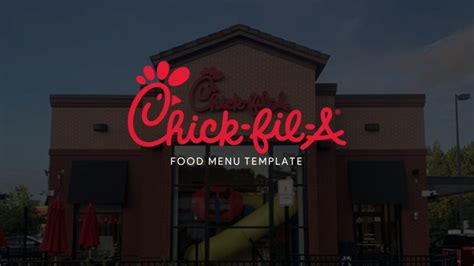 Free Chick Fil A Menu Template PowerPoint & Google Slides