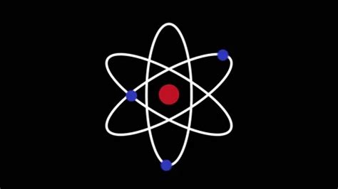 Animation of atom, Atomic structure symb... | Stock Video | Pond5