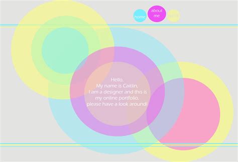 Design- 'Portfolio Website Design' | as designed by CJ