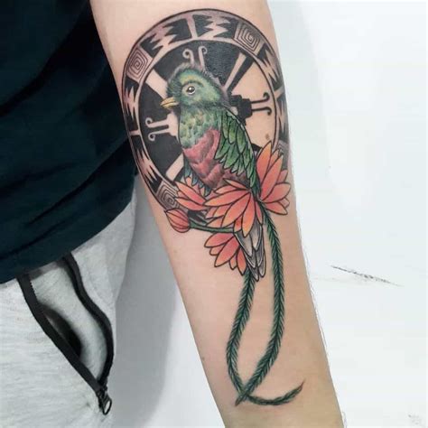 Quetzal Arm Tattoos