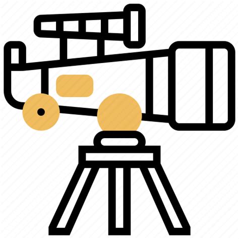 Astronomer, observer, stargazer, telescope, zoom icon