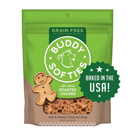 Buddy Biscuits Grain-Free Soft & Chewy Dog Treats with Roasted Chicken - 5 oz. - Walmart.com ...