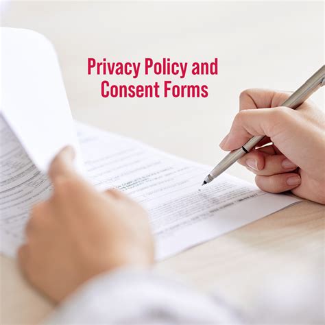 Privacy Policy and Consent Form