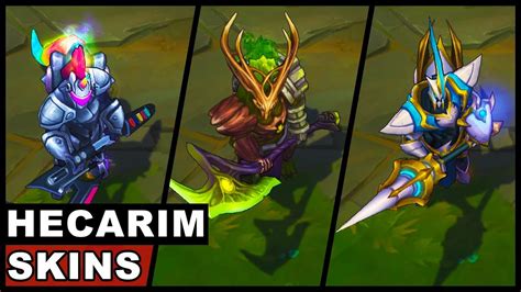 All Hecarim Skins Lancer Zero Arcade Elderwood Headless Reaper ...