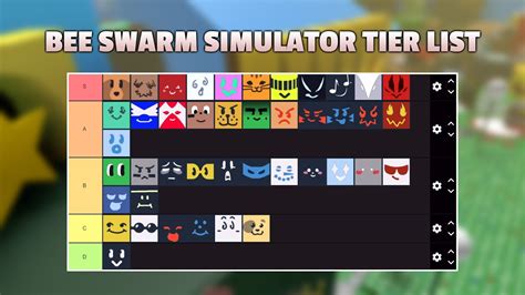 My Bee Swarm Simulator Tier List | Bee Swarm Simulator ROBLOX - YouTube