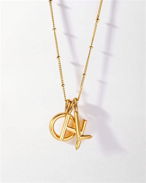 Double Initial Gold Necklace | Personalised Jewellery Bestsellers ...