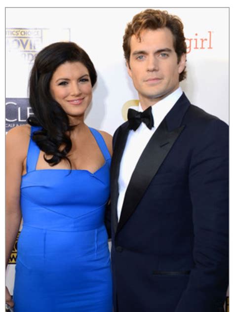 Henry Cavill and girlfriend, MMA Gina Carano, at the Critics' Choice ...