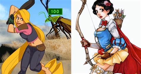 25 Disney Princess Reimagined As Powerful Warriors