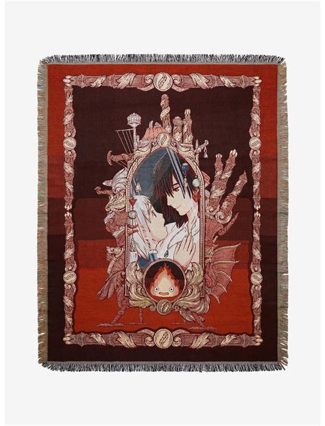 Studio Ghibli Howl's Moving Castle Characters Tapestry Throw - BoxLunch ...