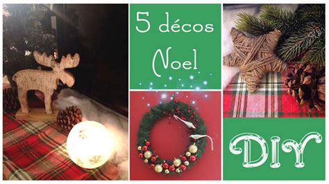 5 décos de Noël DIY ! - YouTube