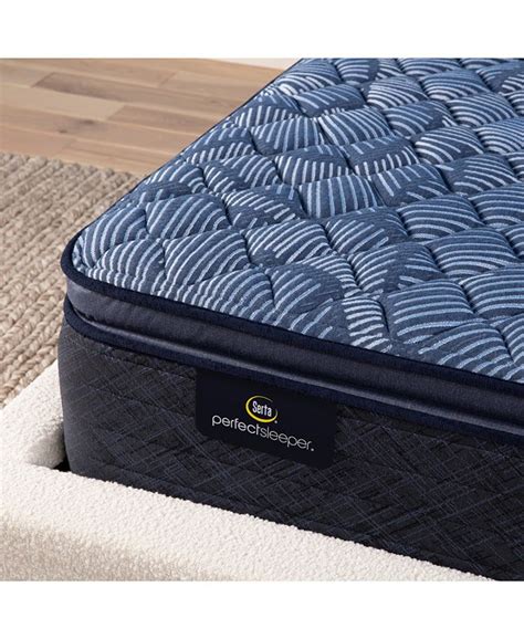 Serta Perfect Sleeper Cobalt Calm 14" Firm Pillow Top Mattress-Queen ...