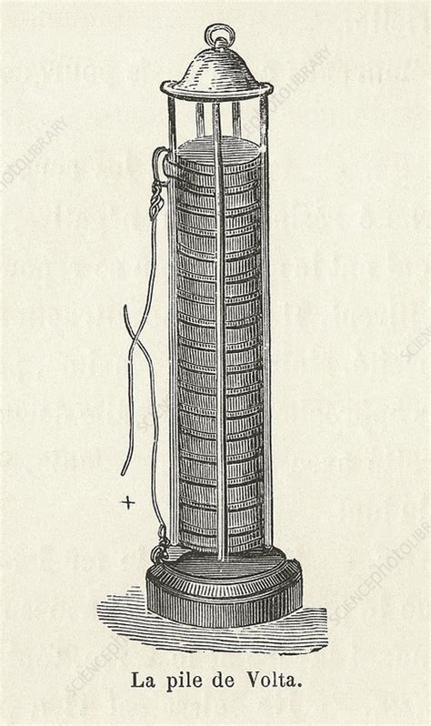 Volta's battery - Stock Image - V510/0033 - Science Photo Library