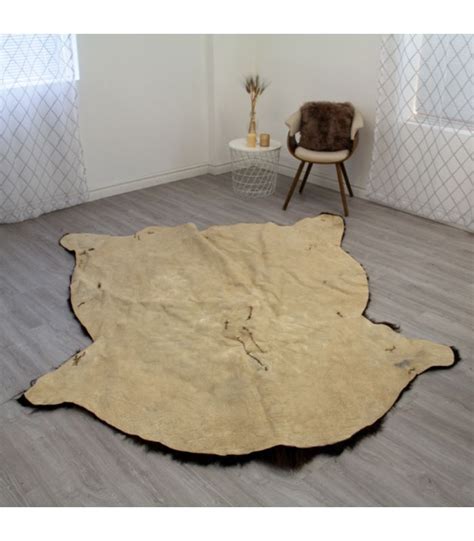 Buffalo Robe / Bison Hide Rug 098 (50 square feet): FurSource.com