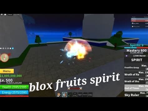 blox fruits spirit(soul revamped) showcase - YouTube