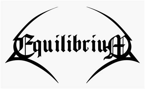 Equilibrium Band Logo - Old English Letters M, HD Png Download , Transparent Png Image - PNGitem