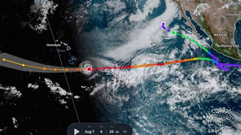 Category 4 Hurricane Dora will bring high winds to Kauaʻi; Red Flag ...