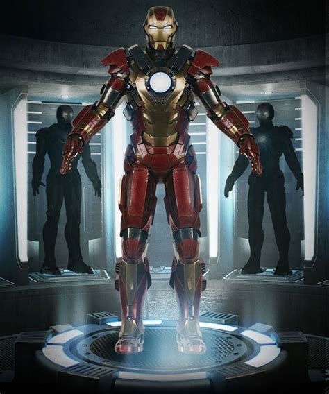 Revelado el aspecto final de los seis nuevos trajes de 'Iron man 3' – No es cine todo lo que reluce