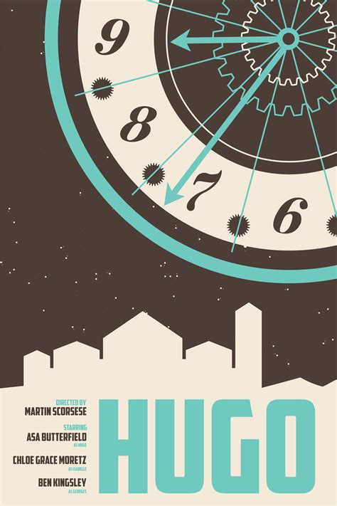 Hugo (2011) ~ Minimal Movie Poster by Lauren Kinslow #amusementphile ...