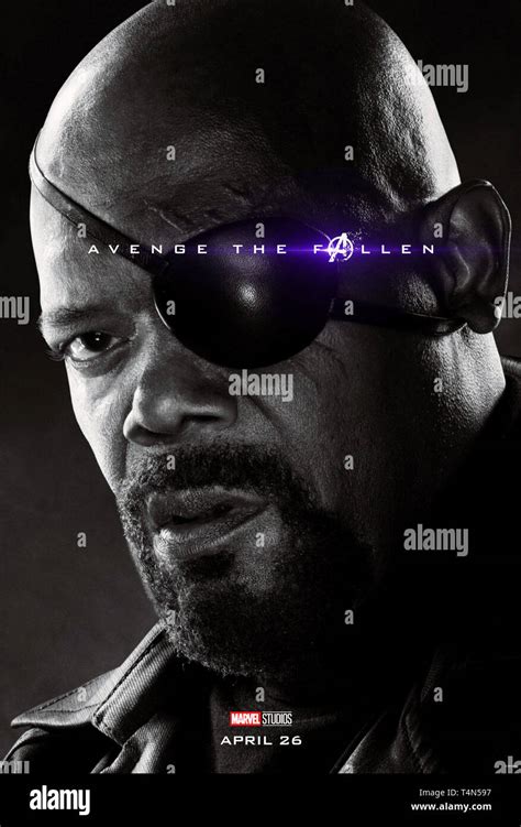 AVENGERS: ENDGAME, (aka AVENGERS 4), US character poster, Samuel L. Jackson as Nick Fury, 2019 ...