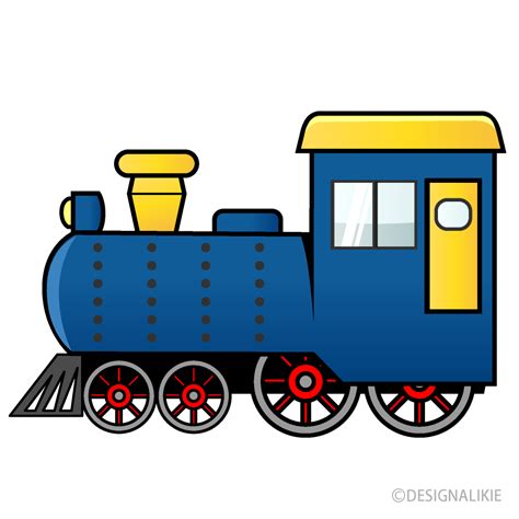 Blue Train Clip Art Free PNG Image｜Illustoon