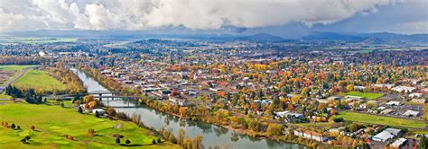 Above Corvallis Aerial Images | Corvallis Stock Images