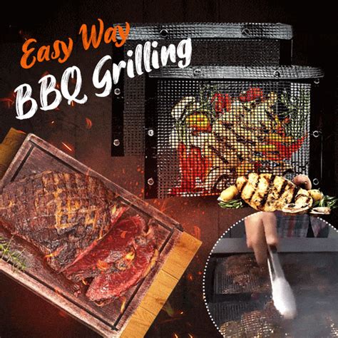 Reusable Non-Stick BBQ Mesh Grilling Bags - photographw