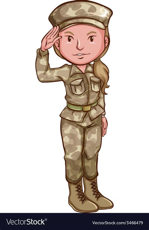 a woman soldier in uniform. Download a Free Preview or High Quality ...