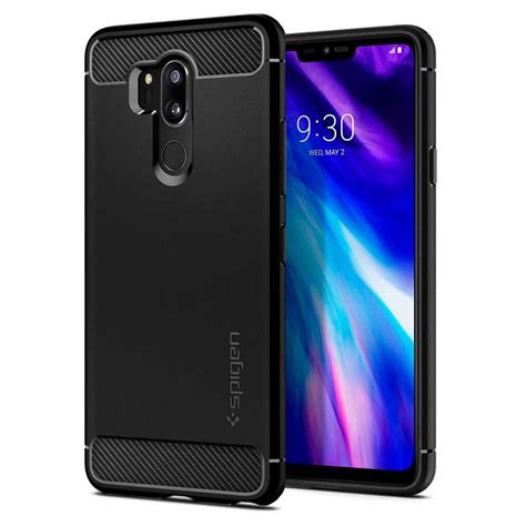 Shop Authentic Spigen Rugged Armor Case for LG G7 ThinQ - Black ...