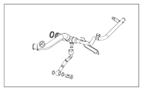 Jeep Renegade Tube. Water pump. Up to 6/13/2016 - 68211425AA | Jeep Parts Overstock, Lakeland FL