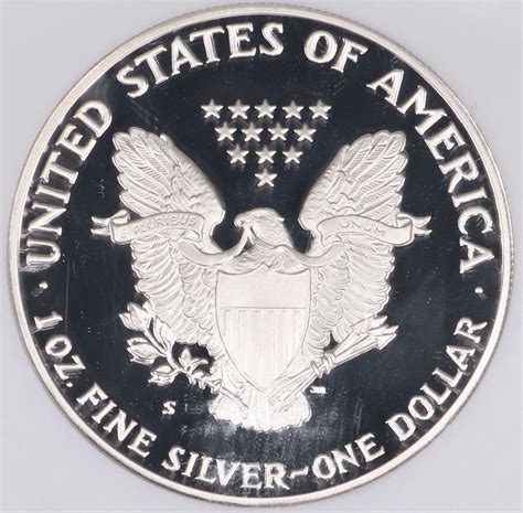 1986-S Proof American Silver Eagle Dollar $1 - Hyatt Coins