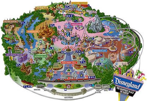 Disney Family 411: Disneyland Park Map