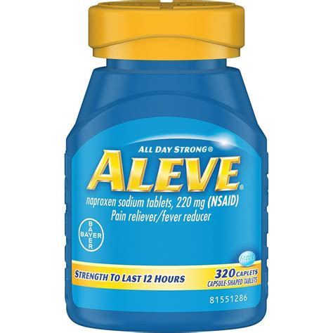 Aleve Naproxen Sodium Tablets (320 ct.) - Walmart.com - Walmart.com