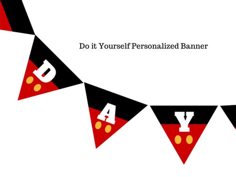 Mickey Mouse Banner - Magical Printable