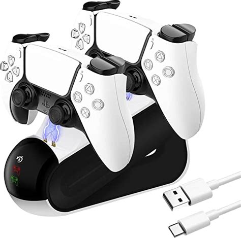 PS5 Controller Charging Dock PlayStation 5 Charging Station Dual Fast ...